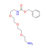 Molecular structure for PEG benzyl N-[2-(2-(2-(2-aminoethoxy)ethoxy)ethoxy)ethyl]carbamate (CAS 863973-20-0), from Frontier Specialty Chemicals.