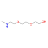 Molecular structure for PEG 2-(2-(2-(Methylamino)ethoxy) ethoxy)ethanol (CAS 282551-10-4) from Frontier Specialty Chemicals.