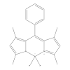 Molecular structure for 1,3,5,7-Tetramethyl-8-phenyl-4,4-difluoroboradiazaindacene (CAS 194235-40-0), from Frontier Specialty Chemicals.