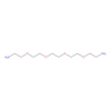 Molecular structure for 1,14-Diamino-3,6,9,12-tetraoxatetradecane (CAS 68960-97-4), also known as PEG4 diamine, from Frontier Specialty Chemicals.