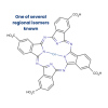 Molecular structure for Co(II) tetracarboxyl phthalocyanine, also known as CoTCPc , from Frontier Specialty Chemicals.